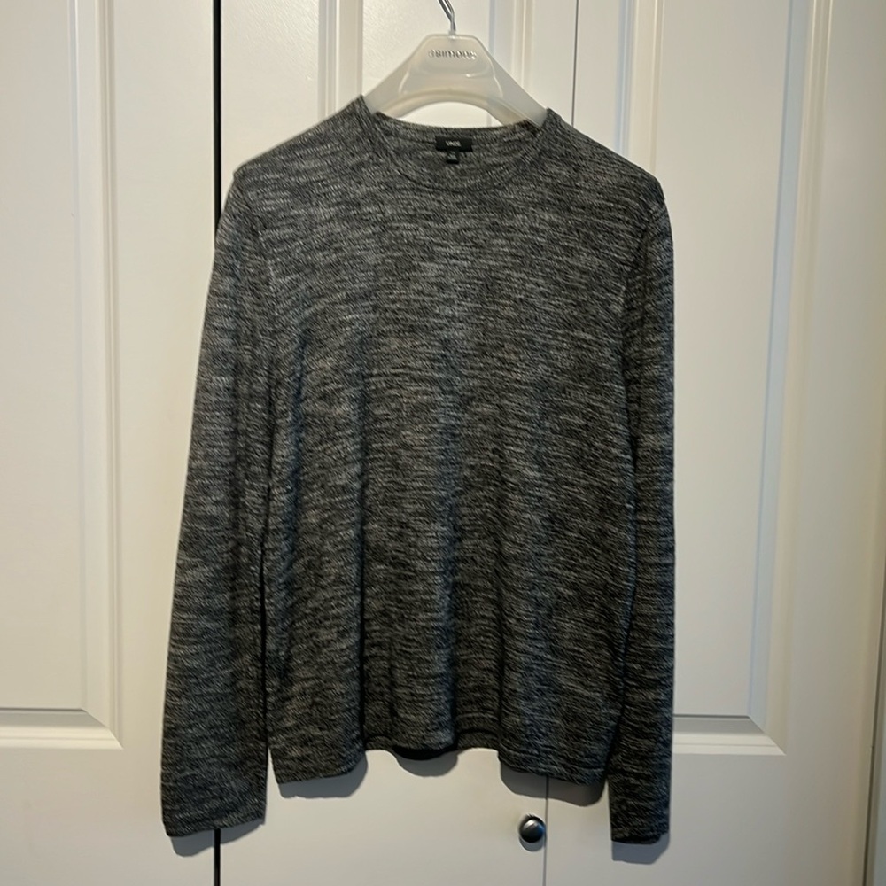 Vince mens large black and grey mix
